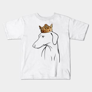 Azawakh Dog King Queen Wearing Crown Kids T-Shirt